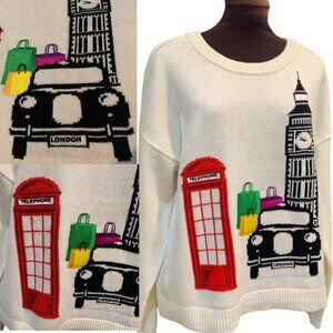 London England Sweater Medium NWT Shopping